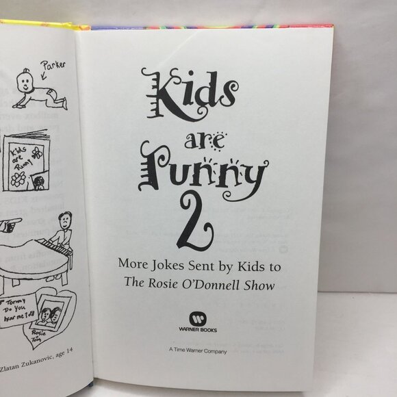 Lot 3 Books Kids Are Punny 2 More Jokes Rosie O'Donnell Moonbird Pedro Present - Picture 3 of 16